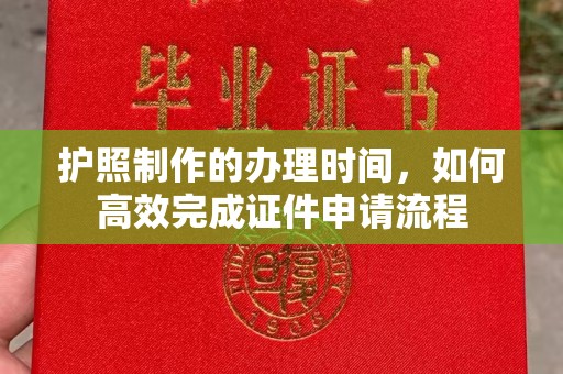 张家界护照制作的办理时间，如何高效完成证件申请流程