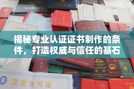 张家界揭秘专业认证证书制作的条件，打造权威与信任的基石