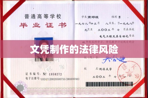 张家界文凭制作的法律风险