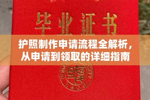 张家界护照制作申请流程全解析，从申请到领取的详细指南